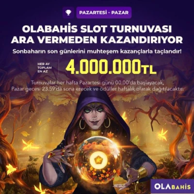 OLABAHİS SLOT TURNUVASI BAŞLADI!